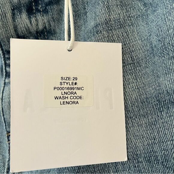 Womens Pistola Monroe Crop straight leg Spring Light Wash stretch Jeans,… - Picture 2 of 5